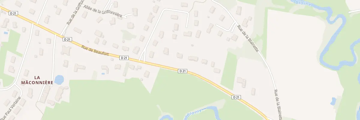 Plan du 97 Rue de Beaufort à Louhans-Châteaurenaud
