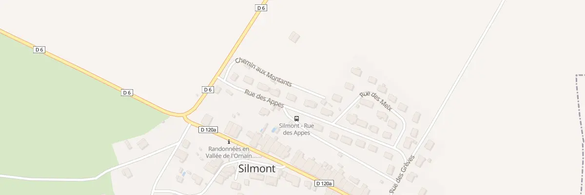 Plan du 7 Rue des Appes à Silmont