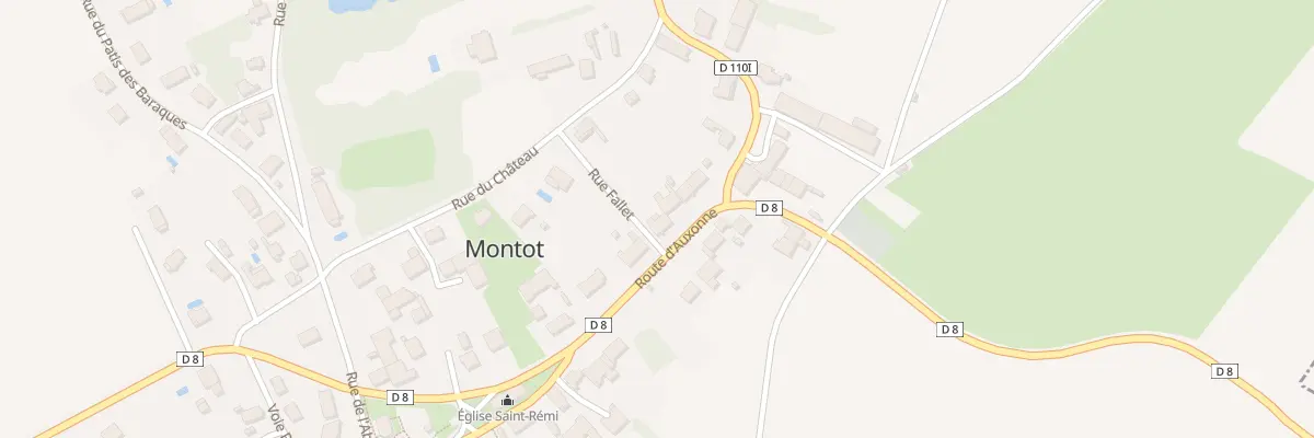 Plan du 11 Rte d’Auxonne à Montot