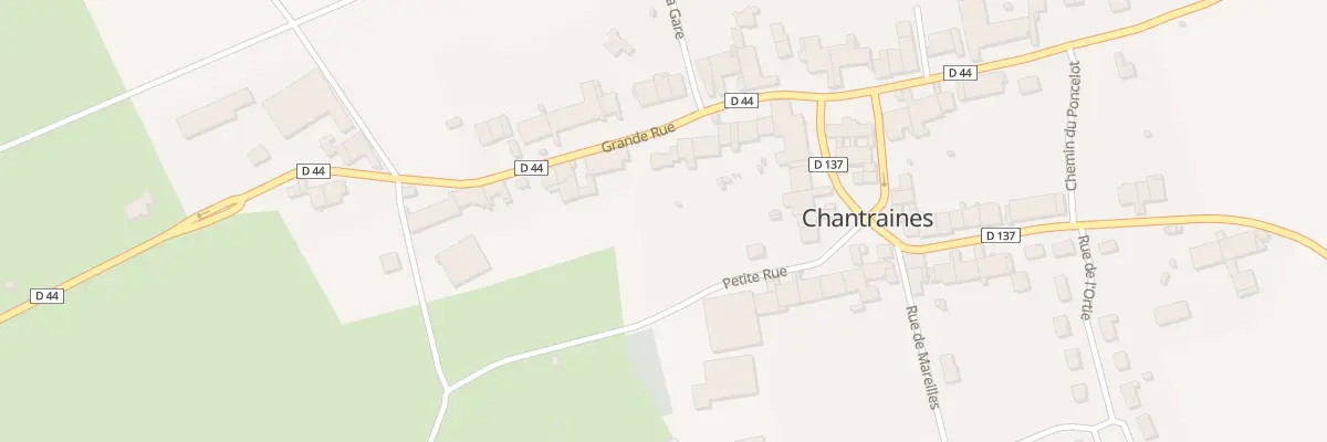 Plan du 20 Gr Grande Rue à Chantraines