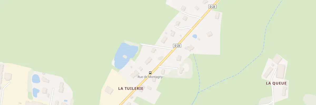 Plan du 405 Rue de Montagny à Louhans-Châteaurenaud
