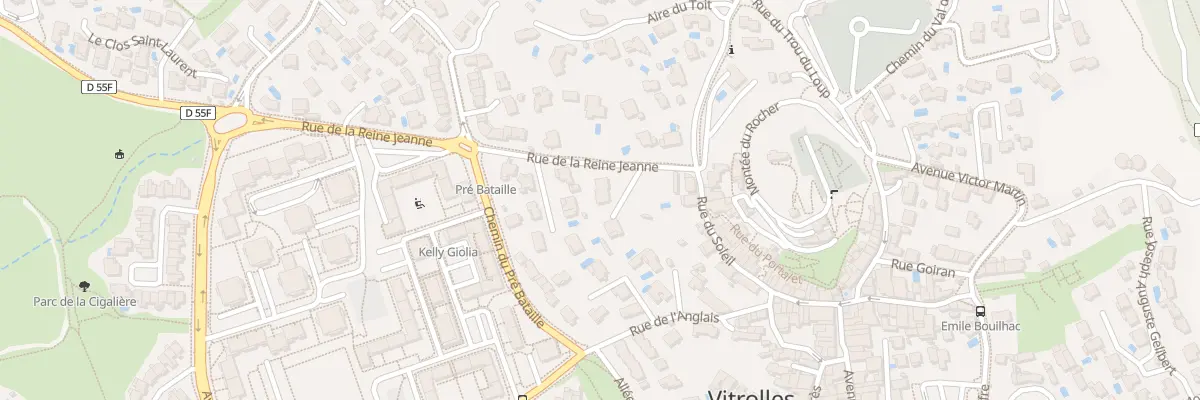 Plan du 7 Rue de la Reine Jeanne à Vitrolles