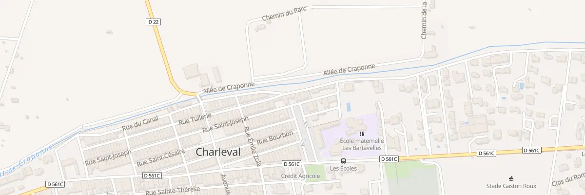 Plan du 8 Rue Saint Joseph à Charleval