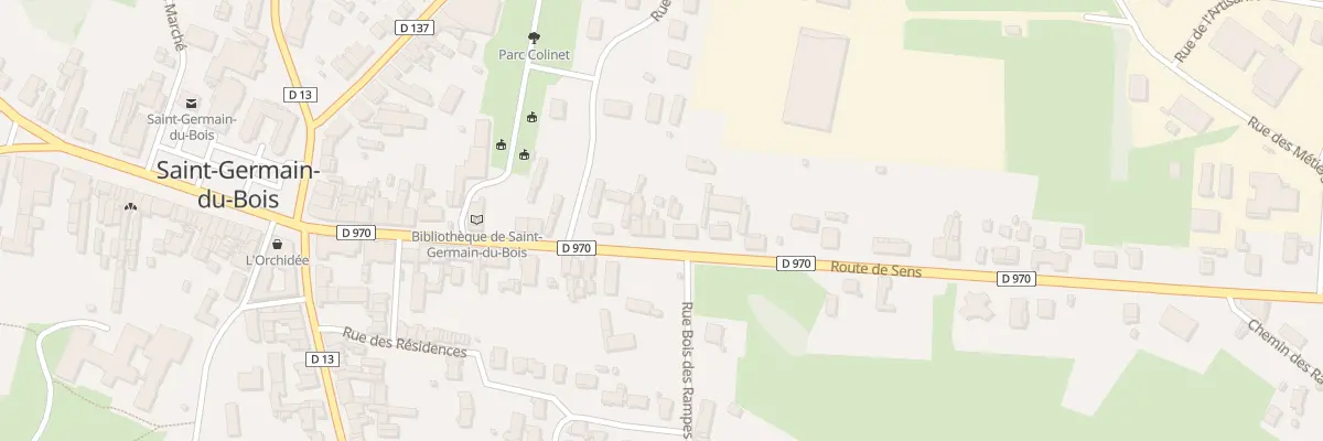 Plan du 49 Rte de Sens à Saint-Germain-du-Bois