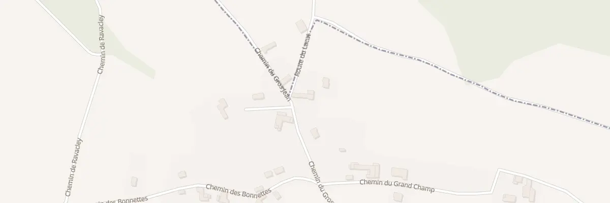 Plan du 1570 Che de Gros Jean à Marnans