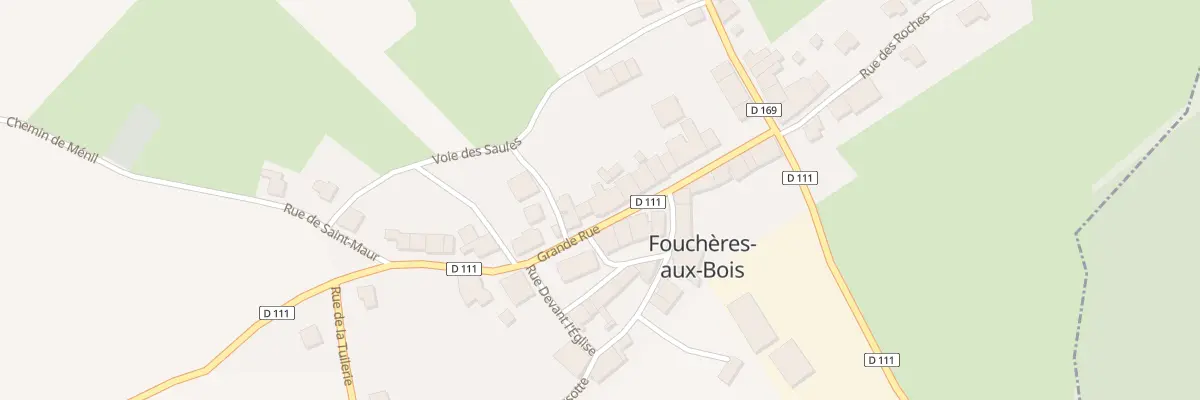 Plan du 16 Gr La Grande Rue à Fouchères-aux-Bois