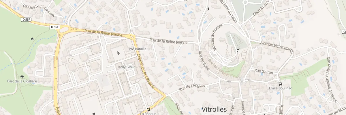 Plan du 5 Rue de la Reine Jeanne à Vitrolles
