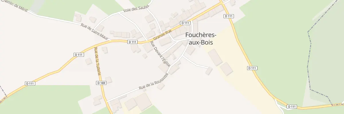 Plan du 3 Rue Devant l’Eglise à Fouchères-aux-Bois