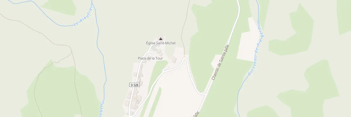 Plan du 5044 Le Village à Rochebrune