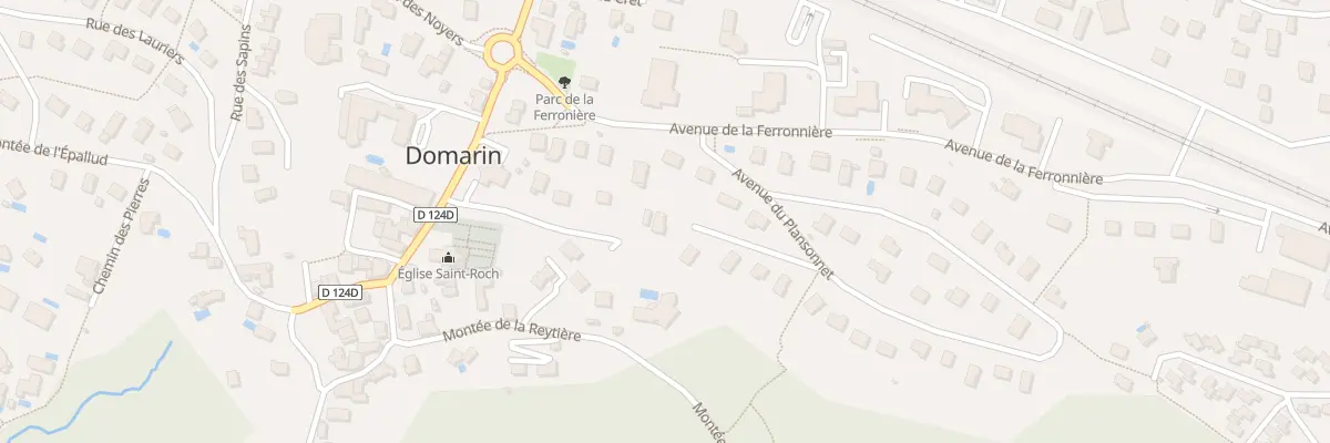 Plan du 5 Av du Plansonnet à Domarin