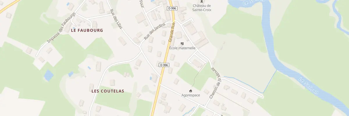 Plan du 275 Grande Rue à Sainte-Croix-en-Bresse