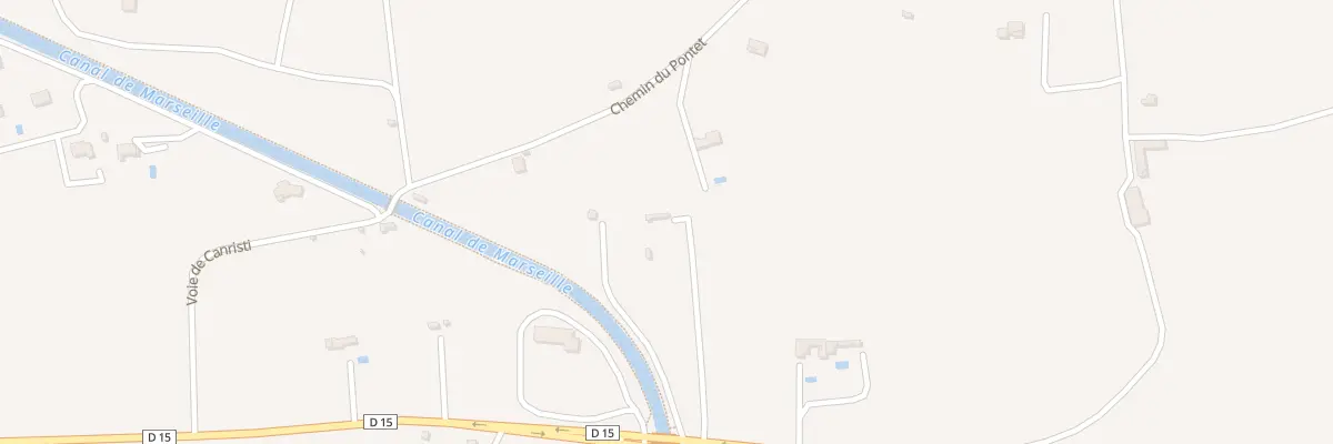 Plan du 210 Rte de Pélissanne à Lambesc