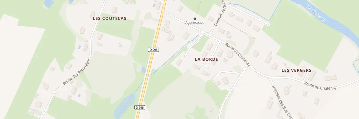 Plan du 5442 Le Champ de la Borde à Sainte-Croix-en-Bresse