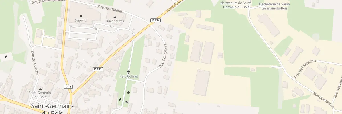 Plan du 20 Rue Pontpierre à Saint-Germain-du-Bois
