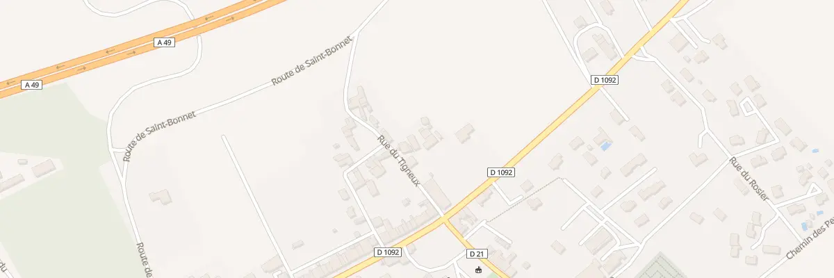 Plan du 5042 Le Village à Saint-Hilaire-du-Rosier