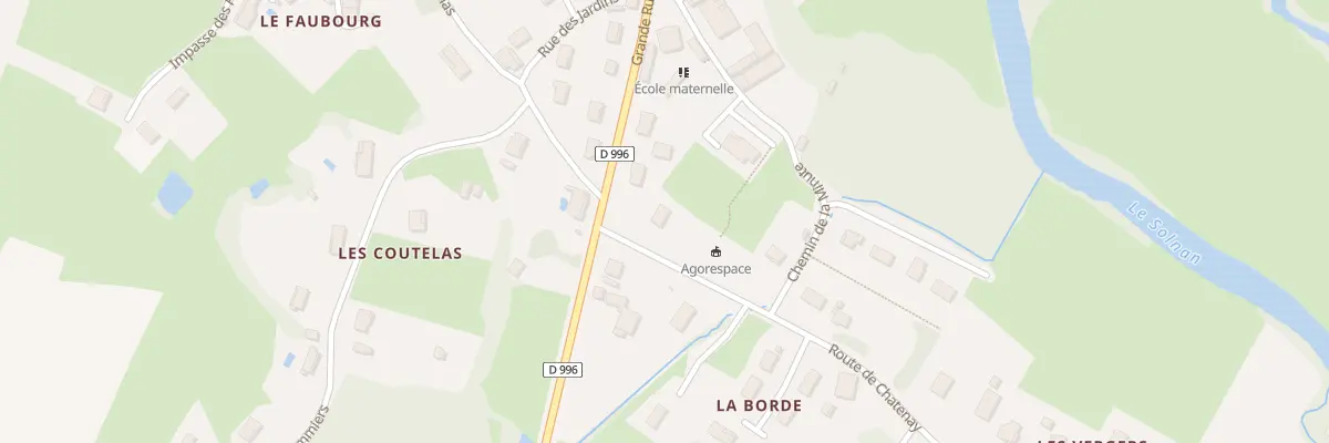 Plan du 35 Rte de Chatenay à Sainte-Croix-en-Bresse