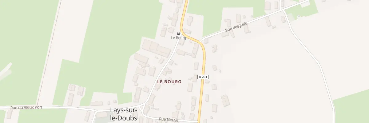 Plan du 14 Rue du Bourg à Lays-sur-le-Doubs