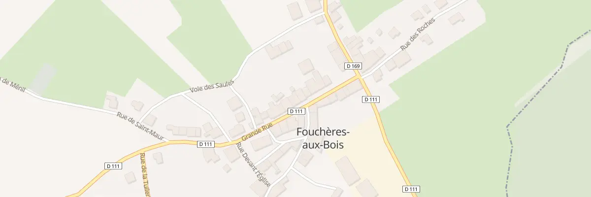 Plan du 12 Gr La Grande Rue à Fouchères-aux-Bois