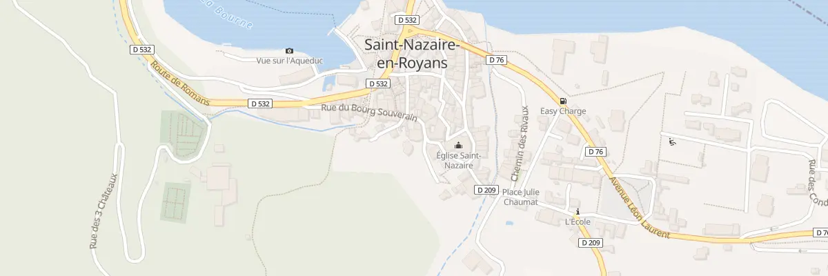 Plan du 1 Rue du Bourg Souverain à Saint-Nazaire-en-Royans