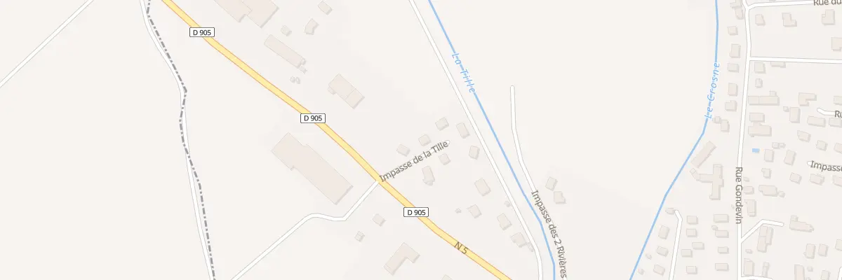 Plan du 3 Imp de la Tille à Longeault-Pluvault