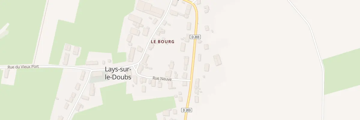 Plan du 14 Rte de Pierre à Lays-sur-le-Doubs