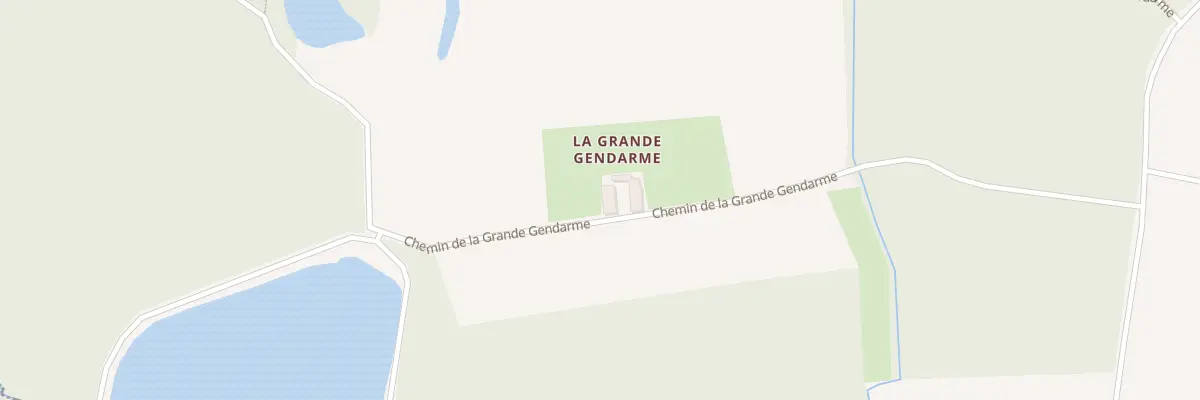 Plan du 1 Che de la Grande Gendarme à La Tranclière