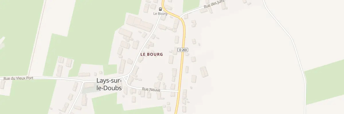 Plan du 10 Rte de Pierre à Lays-sur-le-Doubs