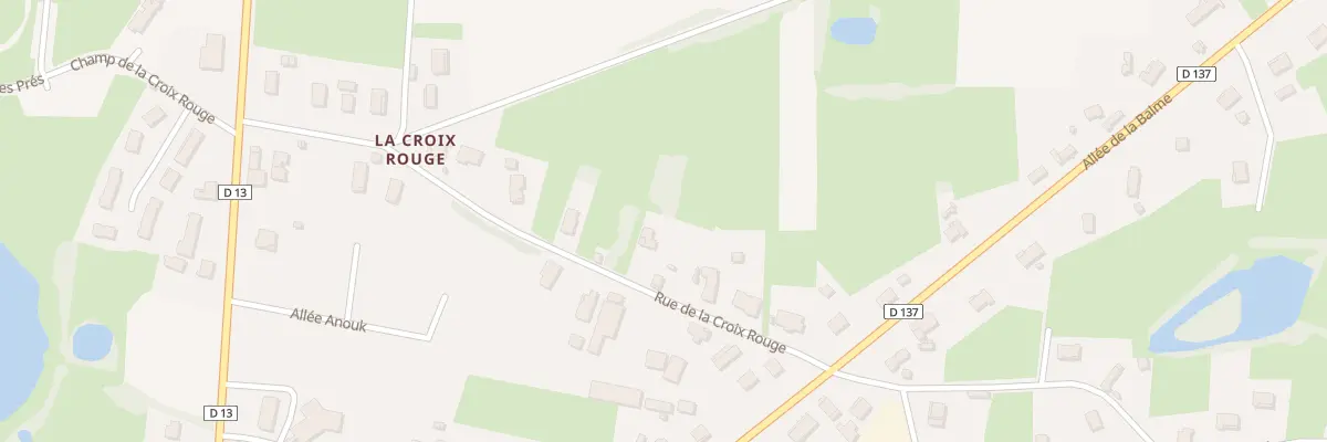 Plan du 16 Rue de la Croix Rouge à Saint-Germain-du-Bois