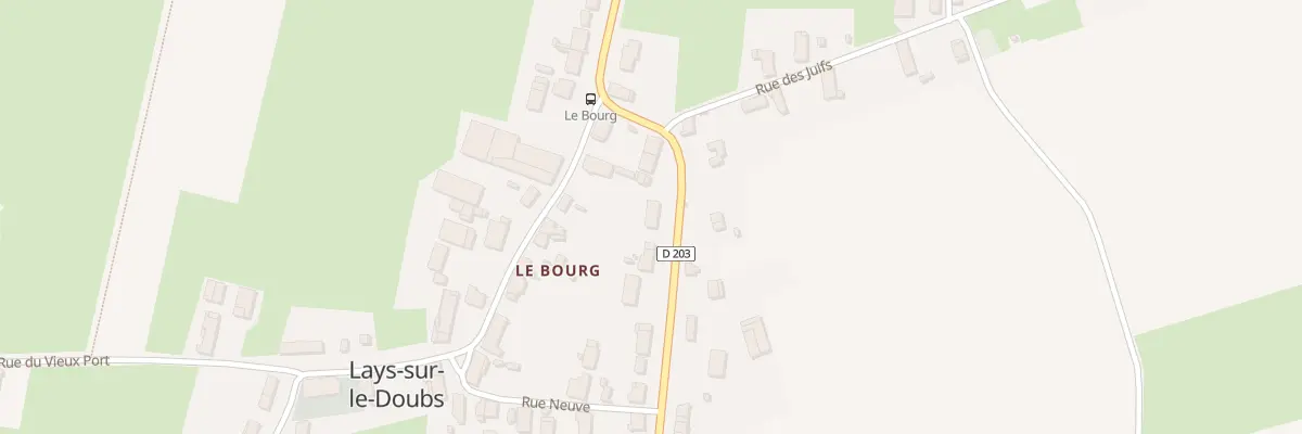 Plan du 4 Rte de Pierre à Lays-sur-le-Doubs