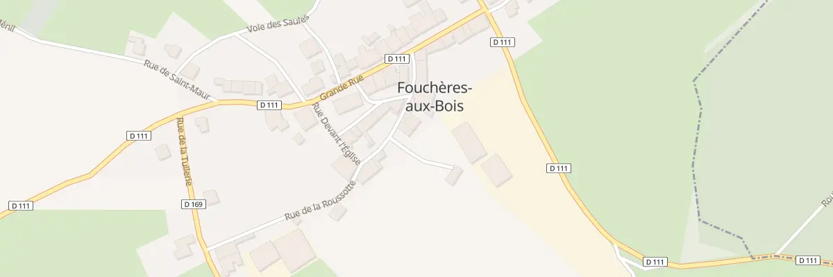 Plan du 7 Rue d’Enfer à Fouchères-aux-Bois