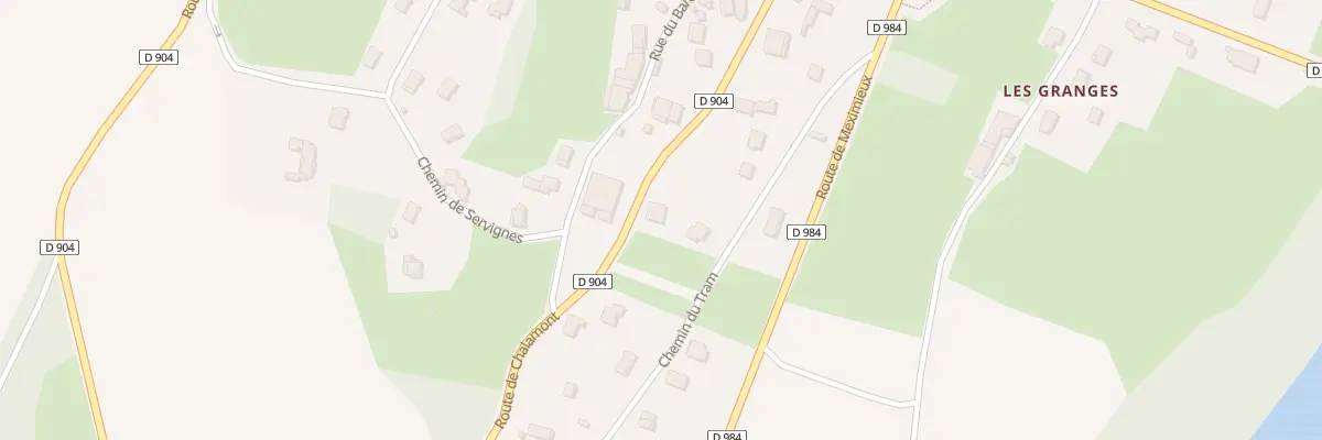 Plan du 319 Rte de Chalamont à Châtillon-la-Palud