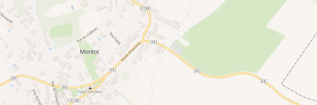 Plan du 20 Rte d’Auxonne à Montot