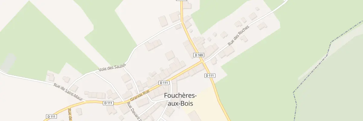 Plan du 4 Gr La Grande Rue à Fouchères-aux-Bois
