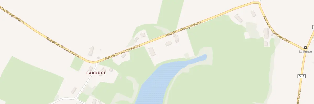 Plan du 2530 Rue de la Champonnière à Serley