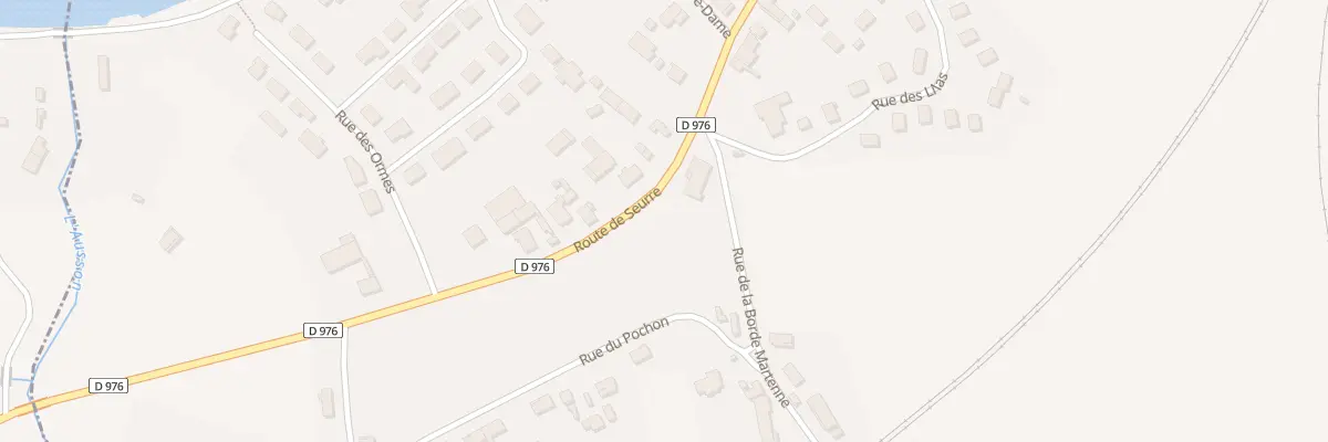 Plan du 75 Rte de Seurre à Losne