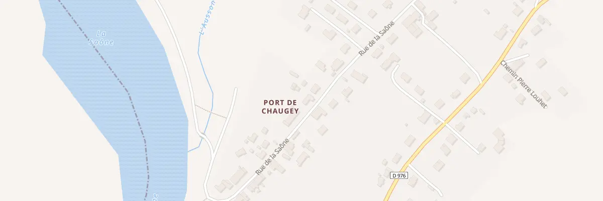 Plan du 5162 Rue de la Saône à Losne