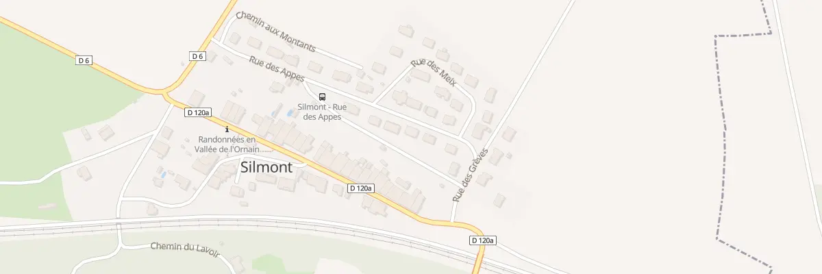 Plan du 16 Rue des Appes à Silmont