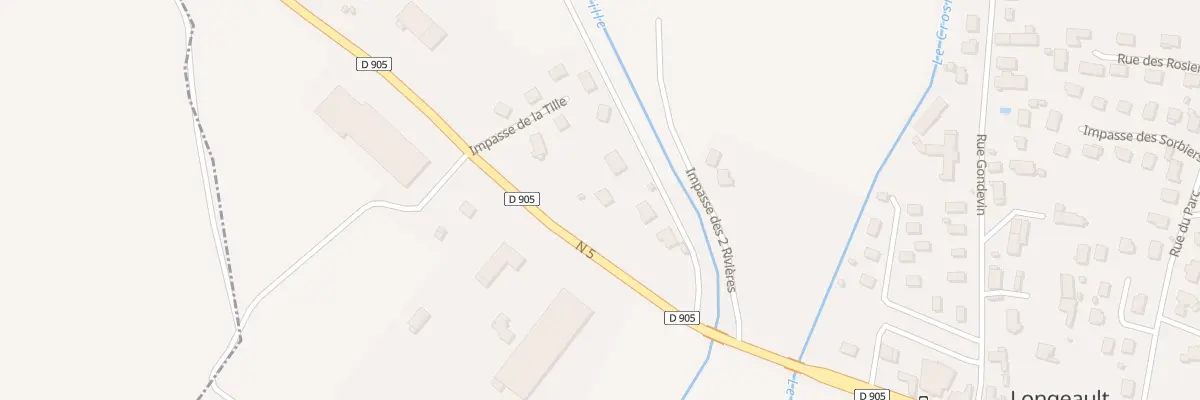 Plan du 13 Route Nationale 5 à Longeault-Pluvault