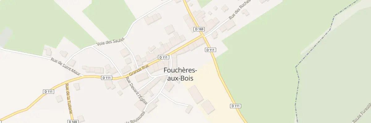 Plan du 1 Rue d’Enfer à Fouchères-aux-Bois