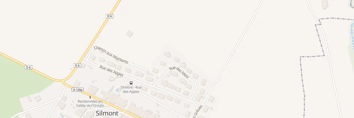Plan du 9 Rue des Meix à Silmont