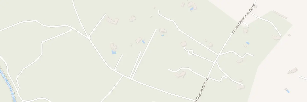 Plan du 1701 Ach Ancien Chemin de Berre à Lambesc
