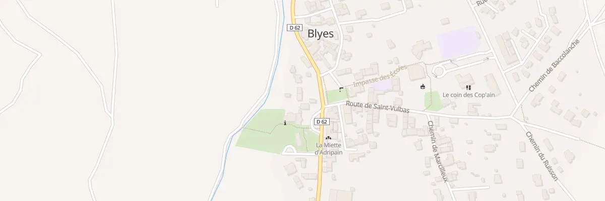 Plan du 109 Pl de la Mairie à Blyes