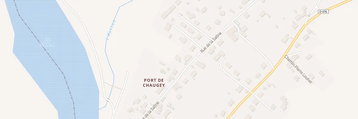 Plan du 56 Rue de la Saône à Losne