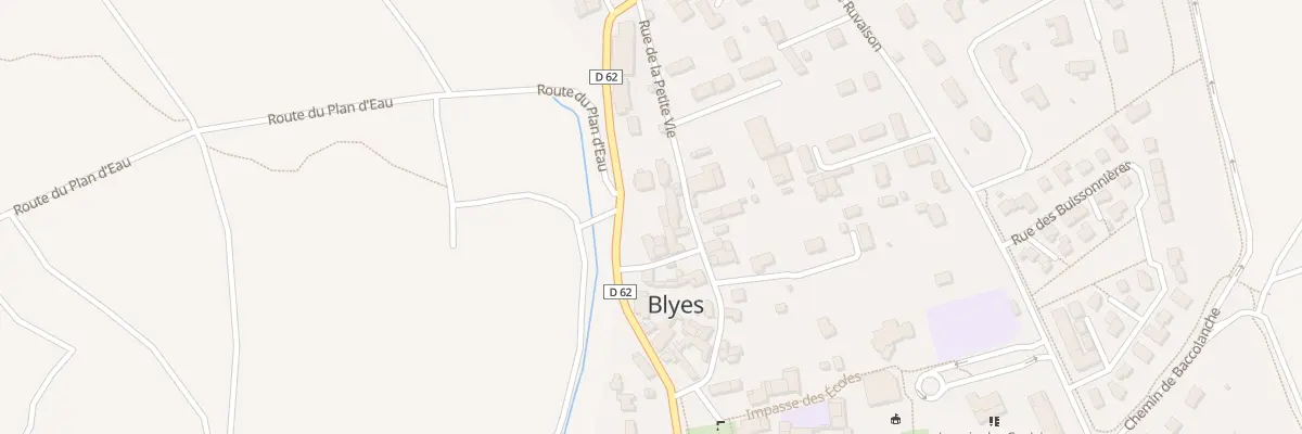 Plan du 122 Rte de Chazey à Blyes