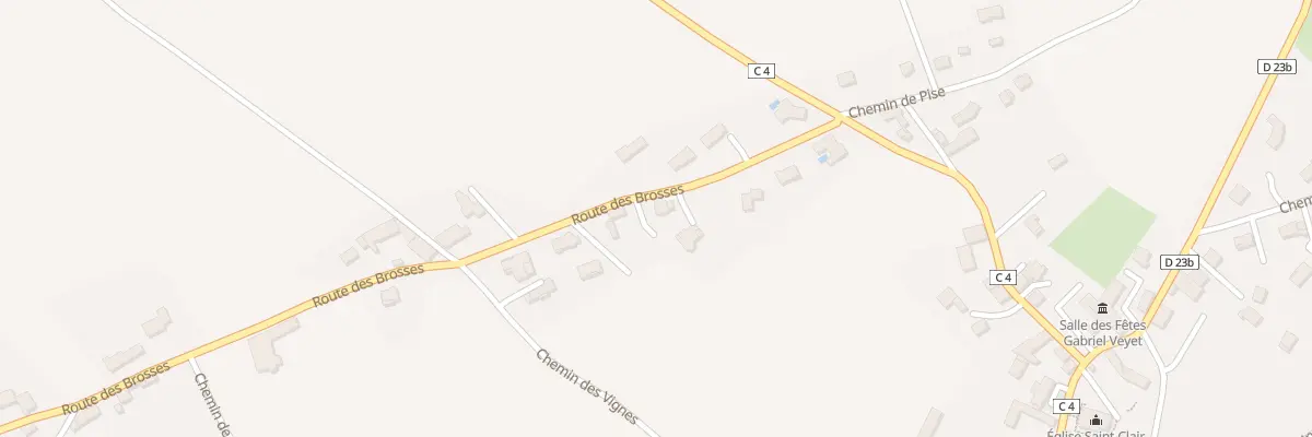 Plan du 143 Rte des Brosses à Culin