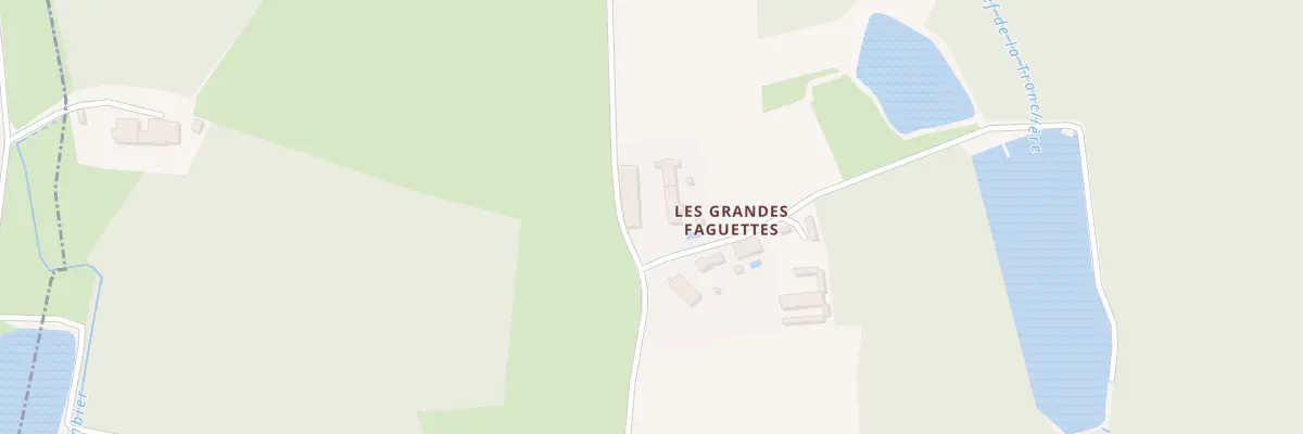 Plan du 3 Les Grandes Faguettes à La Tranclière