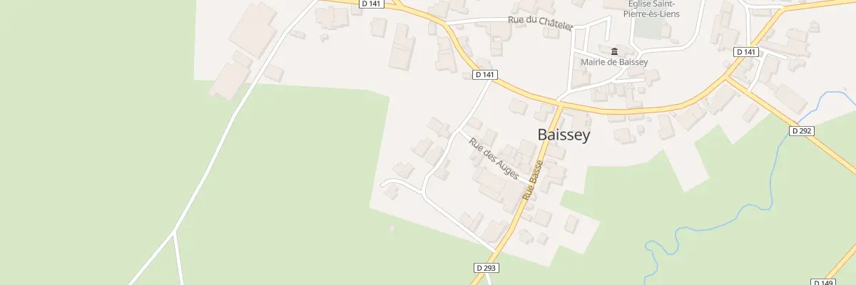 Plan du 1 Rle de l’Espagne à Baissey