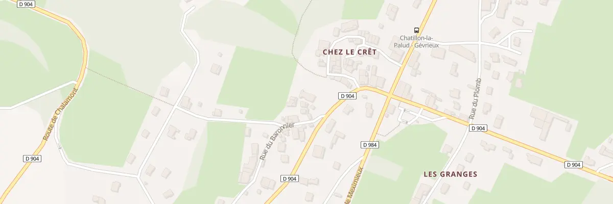 Plan du 5512 Mas du Cheval à Châtillon-la-Palud