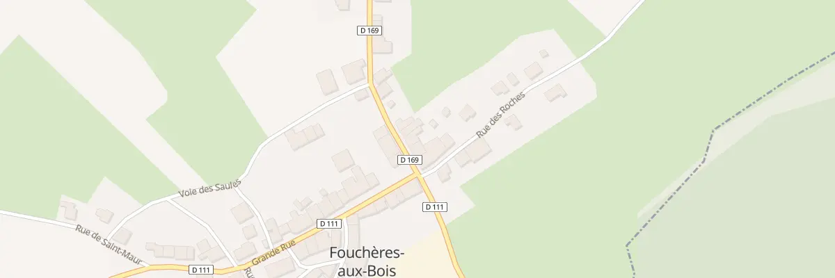 Plan du 4 Rue de Margueron à Fouchères-aux-Bois