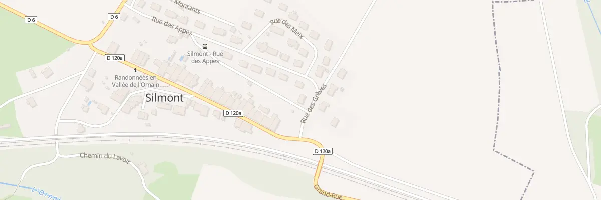 Plan du 3 Rue des Greves à Silmont